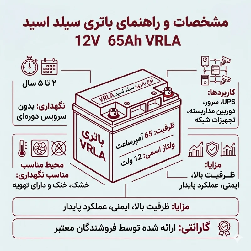 خرید باتری 65 آمپر زیکو